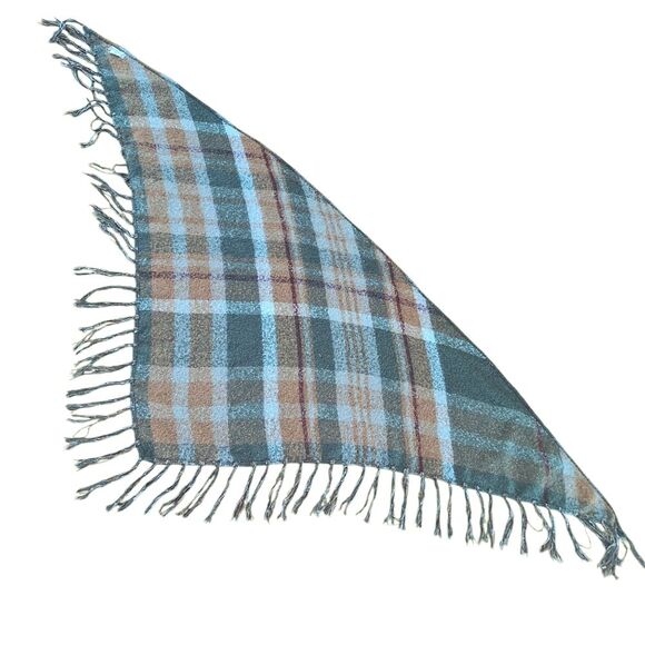 Autumn Fall Cozy Fringed Wrap Scarf ALTARD STATE Shawl Green Orange Wine 75 x 33 - Picture 4 of 15